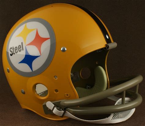 PITTSBURGH STEELERS 1962 NFL Authentic THROWBACK Football Helmet | eBay