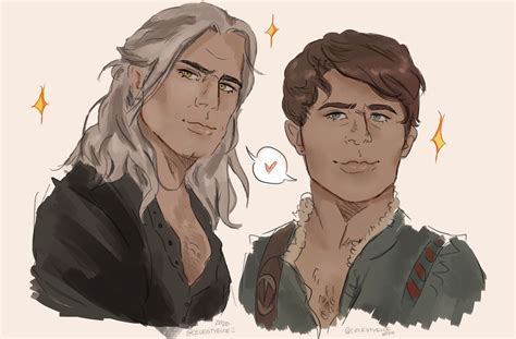 Geralt and Jaskier - The Witcher Fan Art