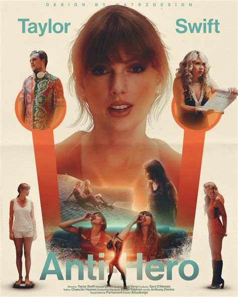 Taylor Swift - Anti Hero | Music Video Poster | Behance :: Behance