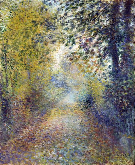 In the Woods by Pierre-Auguste Renoir, 1880 | Renoir paintings, Renoir ...