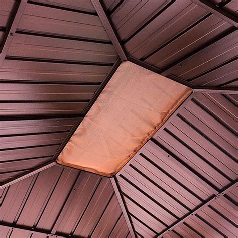 Garden Gazebo Canopy For Patio Deck Backyard Heavy Duty Outside Sunshade With Netting And ...