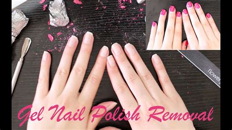 How To: Gel Nail Polish Removal - YouTube