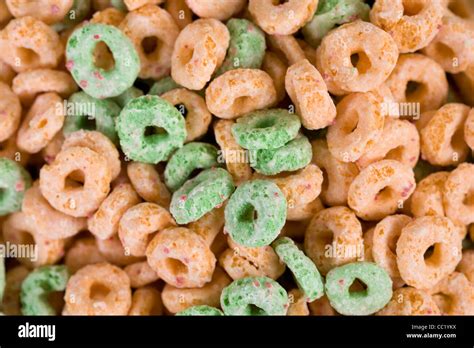 Apple Jacks breakfast cereal Stock Photo - Alamy