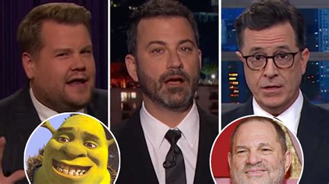 Late-Night Hosts Rail on 'Human Shrek' Harvey Weinstein Over Sexual ...