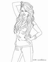 Miley Cyrus Coloring Pages At GetColoringscom  Free Printable sketch template