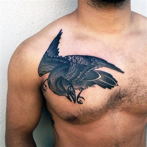 Crows Flying Tattoo