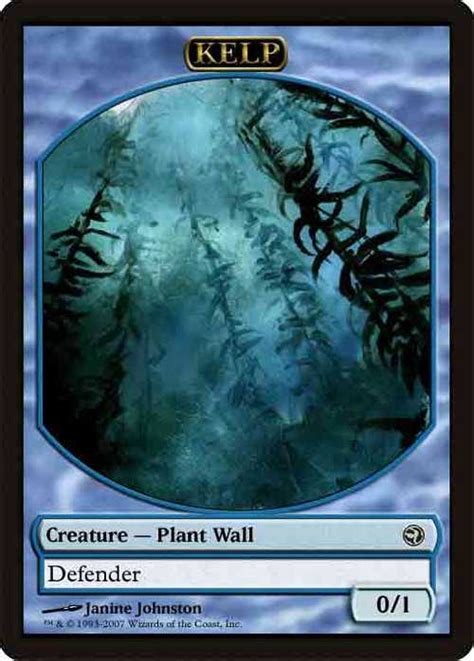 0/1 Blue Kelp Creature Token | MTG.onl Tokens