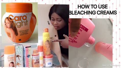 HOW TO USE BLEACHING &LIGHTENING CREAMS/What every girl using lightening creams need to know ...