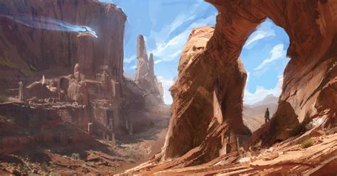 ArtStation - Desert exploration, Elie Gomez | Environment concept art ...