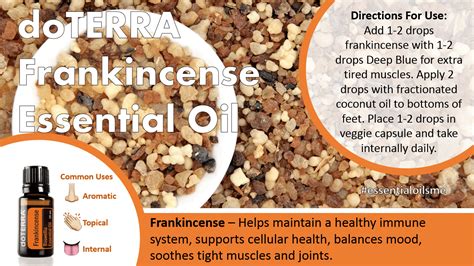 doTERRA Frankincense Essential Oil Uses