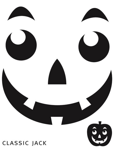 Free Printable easy funny jack o lantern face stencils patterns | Funny Halloween Day 2019 ...