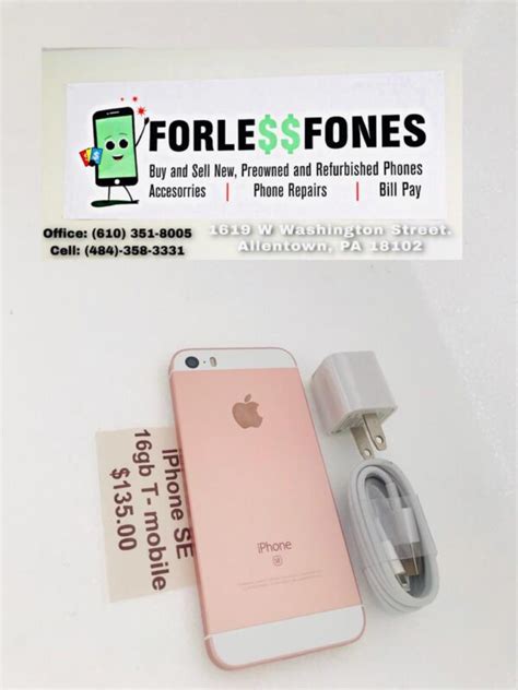 iPhone SE 16gb T-Mobile - Forlessfones