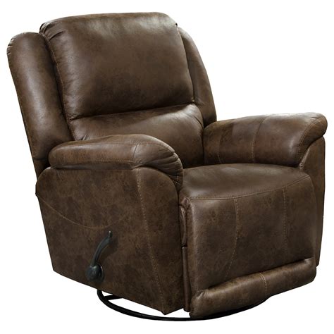 Catnapper 4566 Cole 45665-1406-59 Swivel Glider Recliner with Pillow ...