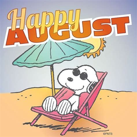 Snoopy Beach Happy August Image Pictures, Photos, and Images for Facebook, Tumblr, Pinterest ...