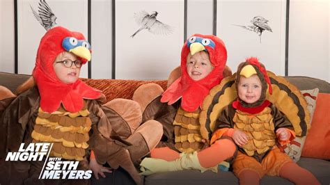 Seth and His Family Share Their Annual Meyers Kids Turkey Clip - The ...