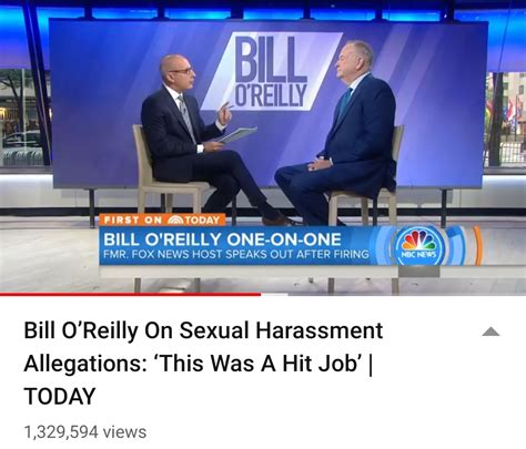 Matt Lauer interviews Bill O'Reilly on his sexual harassment allegations : r/agedlikemilk