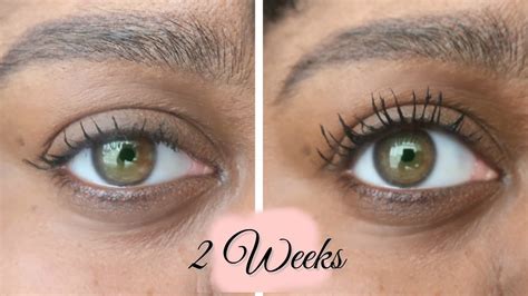 Castor Oil Eyelashes Before After