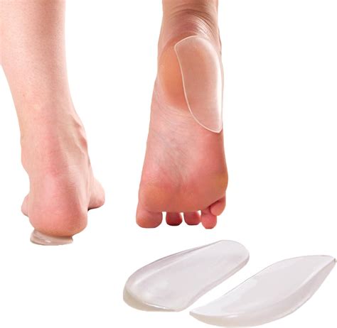 Buy BraceAbility Medial & Lateral Heel Wedge Silicone Insoles Pair - Supination & Pronation ...