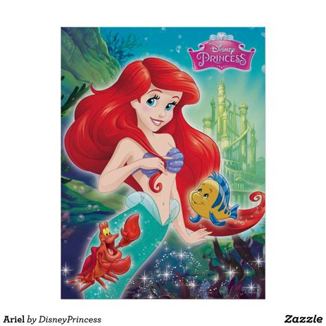 Ariel Poster | Zazzle.com | Disney artwork, Poster artwork, Poster