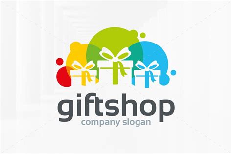 Gift Shop Logo Template | Shop logo, Logo templates, Shop logo design