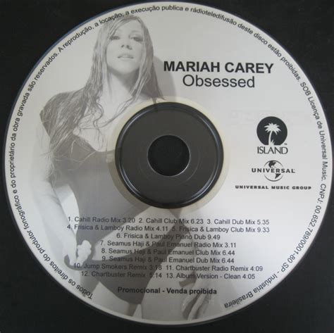 Mariah Carey - Obsessed (CDr, Promo) | Discogs