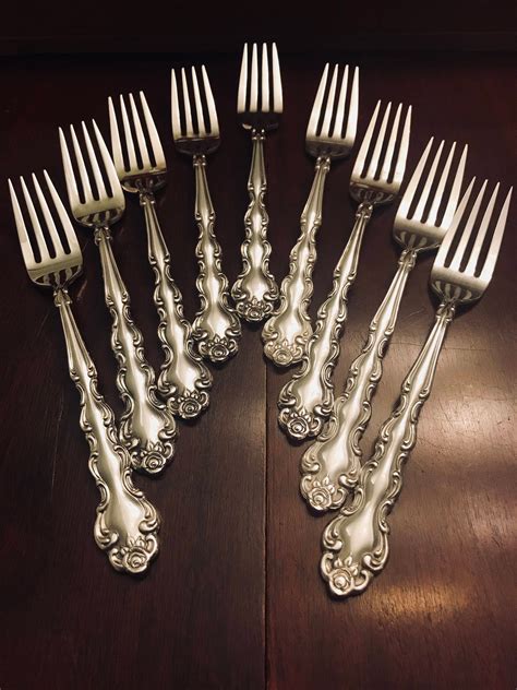 Vintage Silverware Set, Oneida Community Beethoven Silverplate Flatware ...