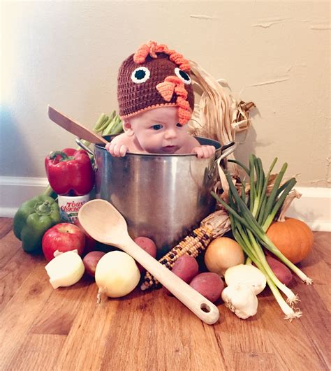 Baby’s 1st Thanksgiving! #babyphotography | Thanksgiving baby pictures ...
