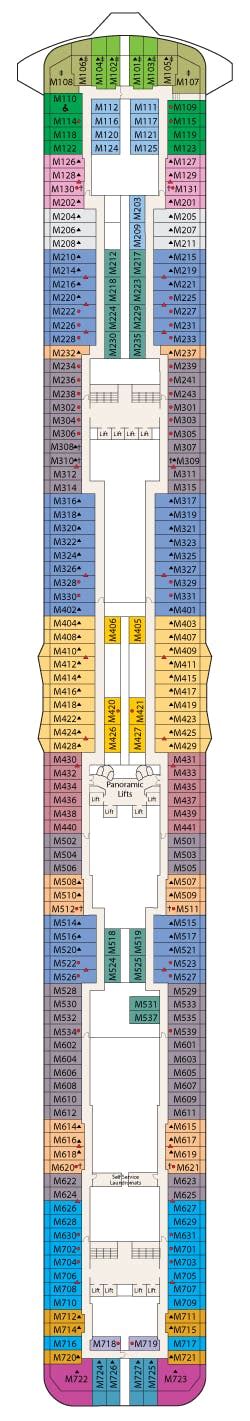 Majestic Princess deck plans - Cruiseline.com