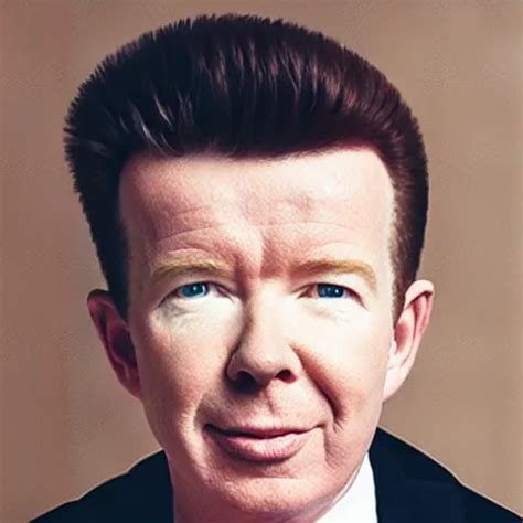 Rick astley with a qr code on a face | Stable Diffusion
