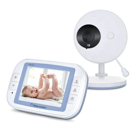 IMAGE 3.5" Video Baby Monitor with Camera, Infrared Night Vision ...