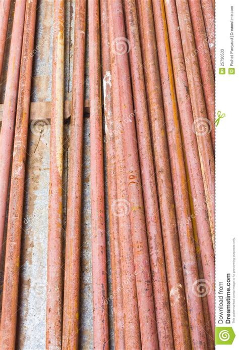 Metal pipe stock image. Image of rusted, brown, elements - 25730533
