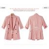 TE0829DN Europe fashion casual slim double-breasted jacket