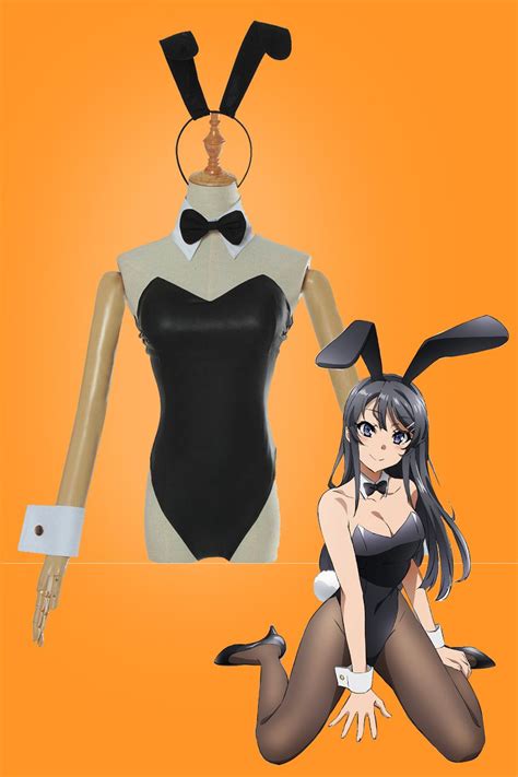 Rascal Does Not Dream Bunny Costume Bodysuit Sakurajima Mai Cosplay Costume | eBay | Disfraces ...