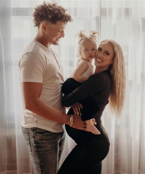 Brittany Mahomes Poses with Daughter in Sweet Baby Bump Shoot: 'Your Girls Are Ready For You'