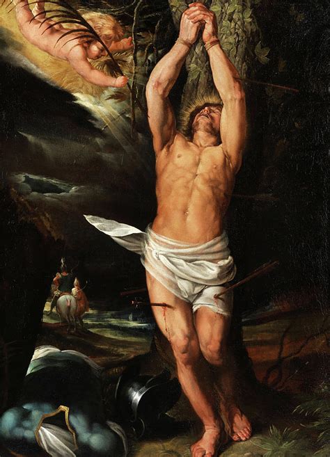 Saint Sebastian Painting by Italian masters of the 17th century - Pixels