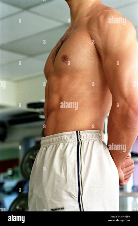 Fit toned male body Stock Photo - Alamy