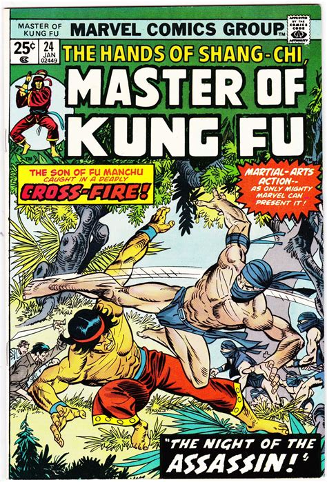 Master of Kung Fu 24 1st Series 1973 January 1975 Marvel - Etsy | Marvel comic books, Marvel ...