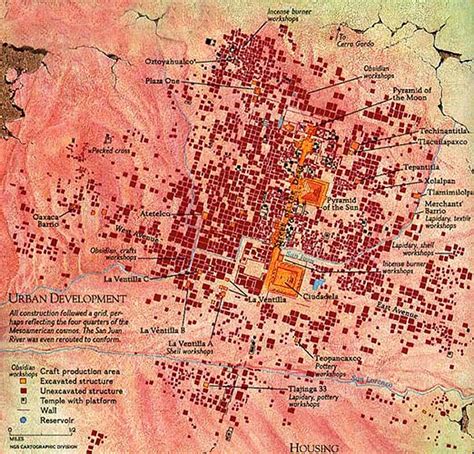 Ancient Teotihuacan Map