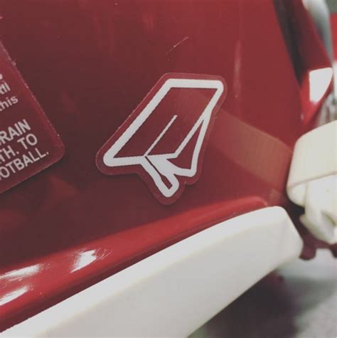 Alabama will show off these stickers on their helmet vs. Michigan State