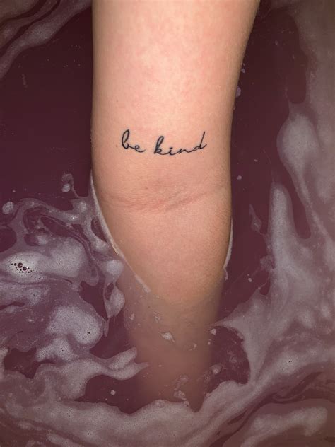 Be Kind To Yourself Tattoo - KayBechtol