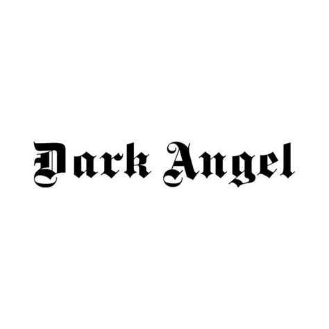 Dark Angel | Text tattoo, Cute tattoos, Simplistic tattoos