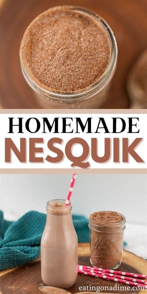 How to Make Homemade Nesquik Recipe | Nesquik recipes, Homemade dry ...