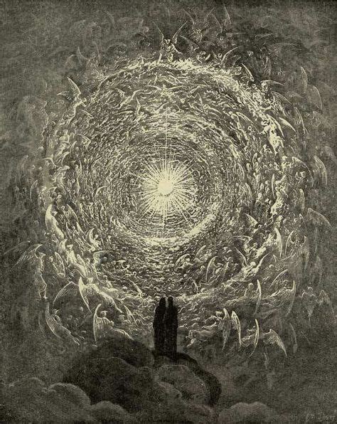 Gustave Doré (1832 - 1883) Rosa Celeste: Dante and Beatrice gaze upon the highest Heaven, The ...