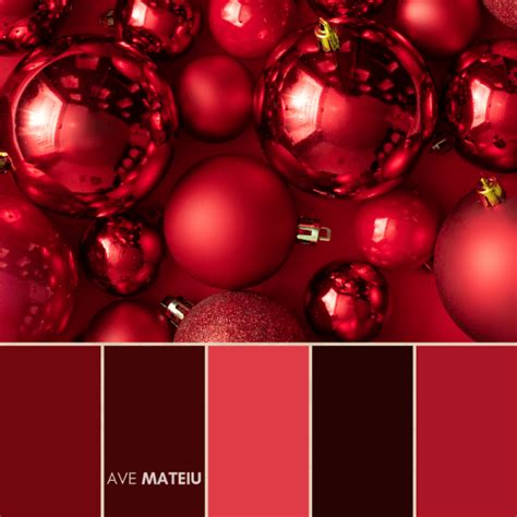 20 Christmas Color Palettes with Hex Codes + FREE Colors Guide | Ave Mateiu