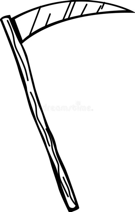 Scythe Clipart Black And White