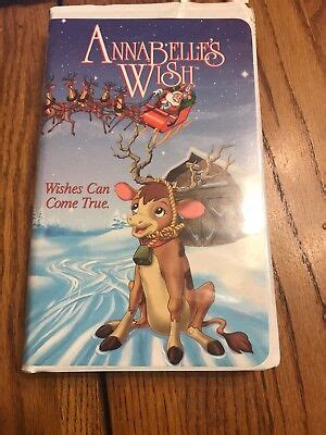 Annabelle's Wish (VHS, 1997) Clamshell - Christmas Kids Movie Cartoon 707729102533 | eBay