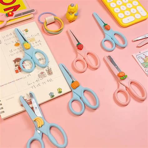 Gunting Lucu Alat Tulis Anak Sekolah Kartun Diy Kertas Buatan Tangan ...