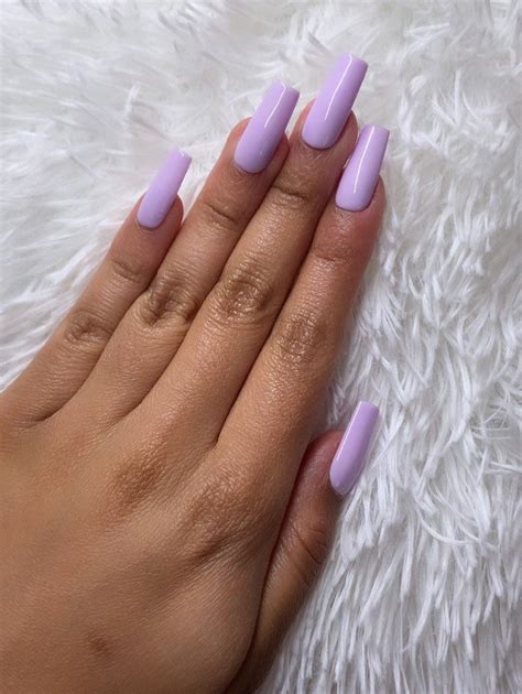 LILAC Light Purple Press on Nails Spring Press-on Nails Handmade Nails Square Nails - Etsy