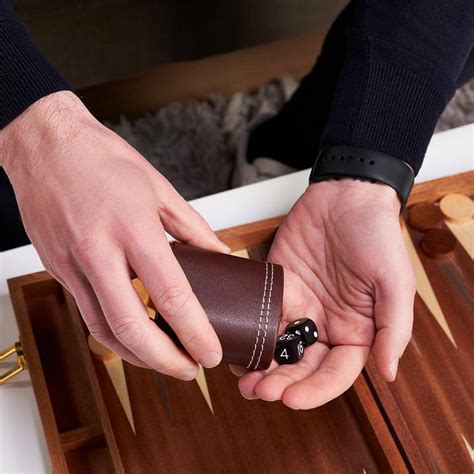 Wooden Backgammon Set | 15" Mahogany Board