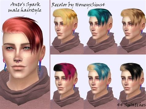 MAY Sims: Anto's Spark hair recolored by Skraja - Sims 4 Hairs - http ...